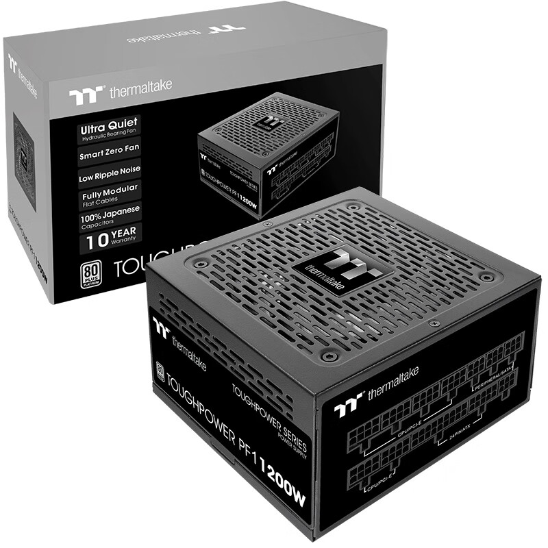 Thermaltake 曜越 钢影 Toughpower PF1 1200W 全模组电脑电源（80PLUS白金）