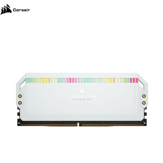 美商海盗船 DDR5台式机内存条 统治者D5 16G*2 6200白 DDR5