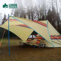 LOGOS 乐格氏 户外野营郊游露营防雨印第安帐篷装备金字塔多人野营加厚帐篷
