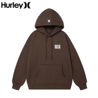 Hurley 国际潮牌加绒卫衣情侣款2022新款秋冬季连帽男女外套上衣服