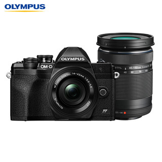 OLYMPUS 奥林巴斯 E-M10 微单相机 数码相机 微单套机（14-42mm 40-150mm）黑