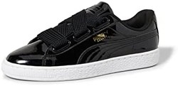 puma彪马basketheart女式运动鞋schwarzblackblack375eu