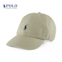 Ralph Lauren/拉夫劳伦男配 经典款棉质卡其棒球帽RL51285 400-棕色 ONE