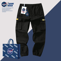 NASA SOLAR NASA GAVK男裤春秋季休闲工装裤潮牌宽松纯棉男士情侣潮长裤子女
