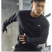 安德玛 UA Rival男子抓绒卫衣Under Armour1357096 深蓝色408 M