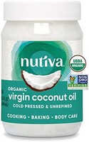 nutiva Organic 未精制的初榨椰子油，15盎司（约425.24克），444毫升，1瓶