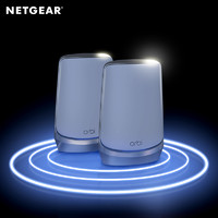 NETGEAR 美國網件 網件路由器RBKE962大戶型WiFi6E萬兆Mesh四頻AXE11000穿墻6G高速orbi分布式子母組網全屋wifi覆蓋