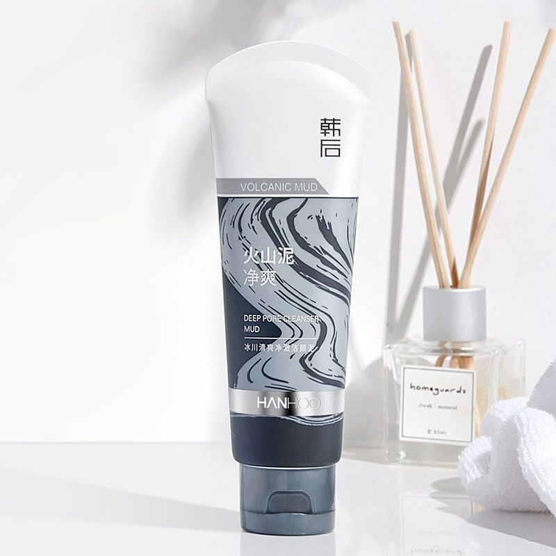 Hanhoo 韩后 洗面奶深层清洁火山泥控油洁面乳非氨基酸男士学生党平价正品