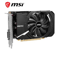 MSI 微星 GeForce GTX 1630 AERO ITX 4G OC 电脑独立电竞游戏显卡 ITX小卡