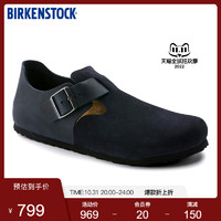 BIRKENSTOCK软木休闲鞋男女同款进口 绒面London系列