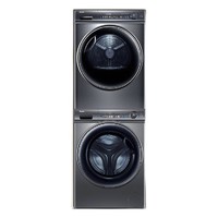 PLUS會員：Haier 海爾 EG100MATESL6+EHGS100FMATE81U1 熱泵洗烘套裝 灰色