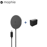 mophie苹果MagSafe磁吸15w无线充USB-C快充iPhone14pro max无线充电器 MagSafe磁吸无线充+20w墙充