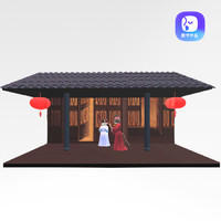 3D數字作品-畫貓系列-秦觀與蘇小妹