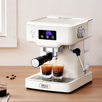 君焙 意式半自动咖啡机 复古家用小型浓缩萃取办公室蒸汽打奶泡JK7
