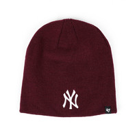 MLB 美國職業棒球聯盟 男女通用新款NY洋基隊戶外保暖針織毛線帽