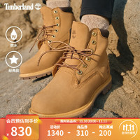 Timberland 官方踢不爛女鞋大黃靴戶外情侶|8168R 8168RW/小麥色 37