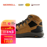 MERRELL 迈乐 复古徒步鞋男ONTARIO 85驯鹿系带耐磨防滑防水轻便登山鞋J500161