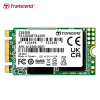 Transcend 创见 128G SSD固态硬盘 MTS430S系列 M.2 NGFF2242 SATA协议 台式机笔记本硬盘（TS128GMTS430S）