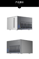 U-NAS 萬由電子 萬由U-NAS NS-810P八盤NAS整機 企業級 私有云服務器 雙網口8盤NAS個人云存儲盤網絡硬盤