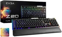 EVGA Z20 Rgb 光学机械游戏键盘，RGB 背光 LED，光学机械开关（线性）
