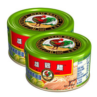 泰国进口 雄鸡标（AYAM BRAND）金枪鱼罐头特初榨橄榄油浸 方便速食鱼罐头组合装150g*2