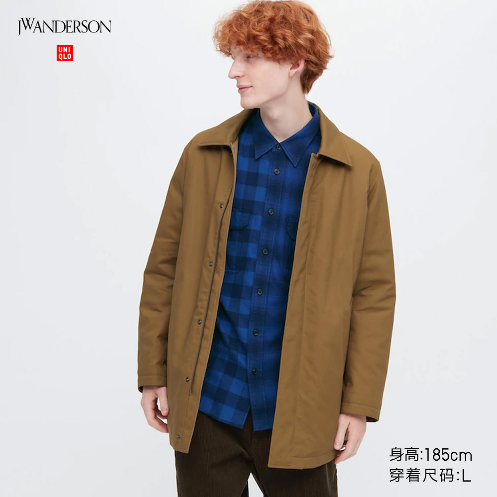 UNIQLO 优衣库 男装JWA 夹层短大衣(保暖外套)452174