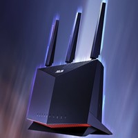 ASUS 华硕 RT-AX86U Pro 双频5700M 家用千兆Mesh无线路由器 黑色 单个装