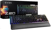 EVGA Z20 RGB 光学机械游戏键盘,RGB Backlit LED光学机械开关 黑色