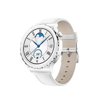 HUAWEI 华为 WATCH GT 3 Pro 智能手表 43mm 白色皮革表带