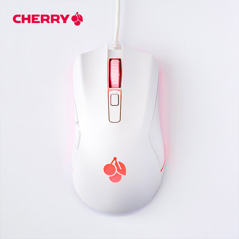 樱桃（CHERRY） MC 1.1 plus 有线游戏鼠标RGB灯效 JM-1010-0 白色