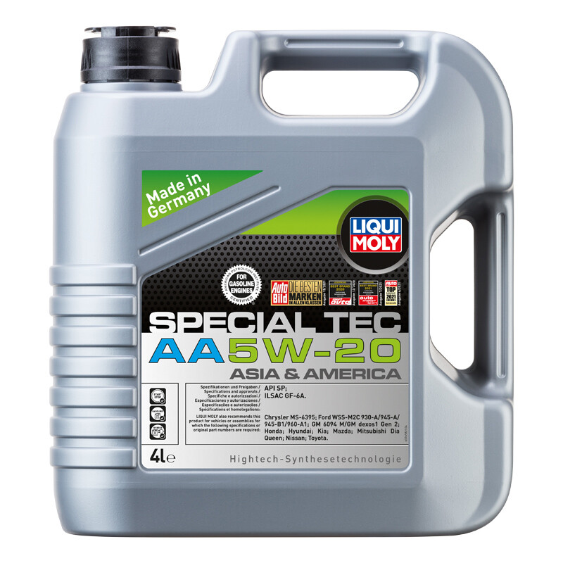 LIQUI MOLY 力魔 特技AA全合成机油 5W-20 SP级 4L