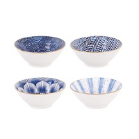 ARST 雅诚德 流年风韵日式陶瓷拉面碗8寸家用斗笠碗大面条碗4个装