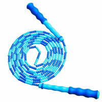 CARD 卡度 KADU） 竹节跳绳儿童 蓝色（总长约2.8米）