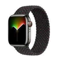 木丁丁 適用iwatch6一體尼龍單圈編織表帶蘋果Apple watch5/4/3/2/se腕帶