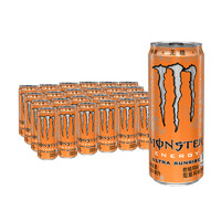MOZA 魔爪 Monster 超越柑橘 0糖0脂 能量风味饮料 330ml*24罐