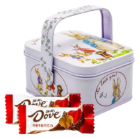 有券的上：Dove 德芙 絲滑牛奶巧克力 4.5g 15粒萌兔禮盒
