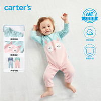 Carter's 孩特 Carters嬰兒連體衣長袖哈衣春冬爬服男女寶寶搖粒絨保暖外出服