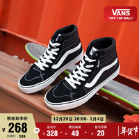 VANS 范斯 官方 線上專售Filmore Hi黑色復古個性女鞋板鞋運動鞋 黑色 36