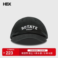 rotate Logo Cap 鴨舌帽女HBX冬季2021年帽子