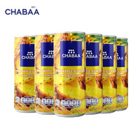 CHABAA 芭提娅 泰国原装 罐装 橙子汁6听230ml 多款可选