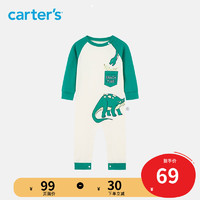 Carter's 孩特 carters 嬰兒爬服秋季女寶寶洋氣連體衣長袖長褲連身衣外出服 CSB22S025 24M（建議身高90cm）