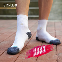 STANCE 斯坦斯 短袜黑色休闲袜薄款透气耐磨男士潮牌袜子