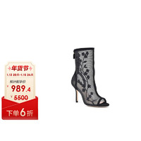 STUART WEITZMAN 斯图尔特韦茨曼SW女靴VANNA 100刺绣短靴 WE0901256C-BLK 380