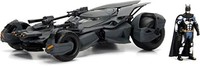 Jada Toys Jada 金属材质 正义联盟蝙蝠车玩具，1 件装，黑色