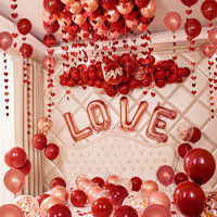 韩猫 520情人节气球结婚庆用品 婚房布置套装
