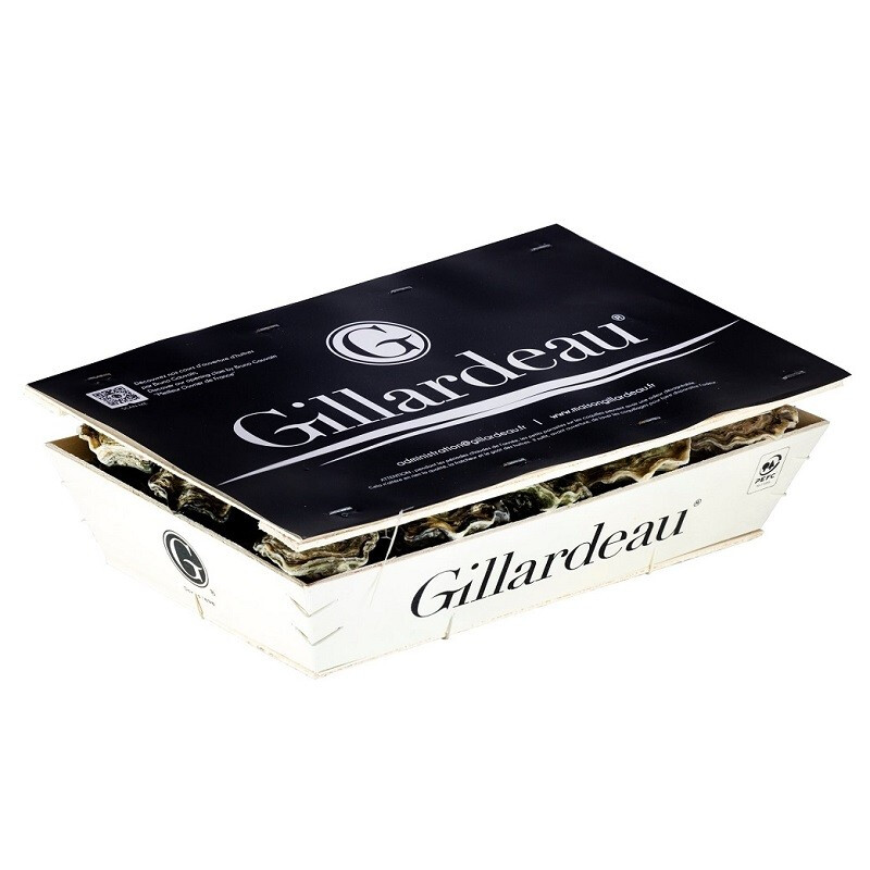 吉娜朵 Gillardeau生蚝 法国生蚝 空运即食生蚝12只进口刺身牡蛎 礼盒装 N1