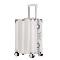 Rockland 美国Rockland铝框硬箱可坐行李箱男女学生登机箱结实耐用拉杆箱