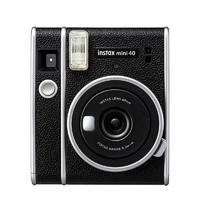FUJIFILM 富士 新款拍立得相机 mini40   复古迷你傻瓜照相机 黑色 一次成像 自动曝光