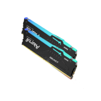 Kingston 金士頓 FURY 16GB(8G×2)套裝 DDR5 6000 臺式機內存條 Beast野獸系列 RGB燈條 支持AMD EXPO超頻