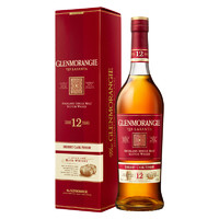 GLENMORANGIE 格兰杰 雪莉酒桶 窖藏陈酿 高地 12年 单一麦芽 苏格兰威士忌 43%vol 700ml